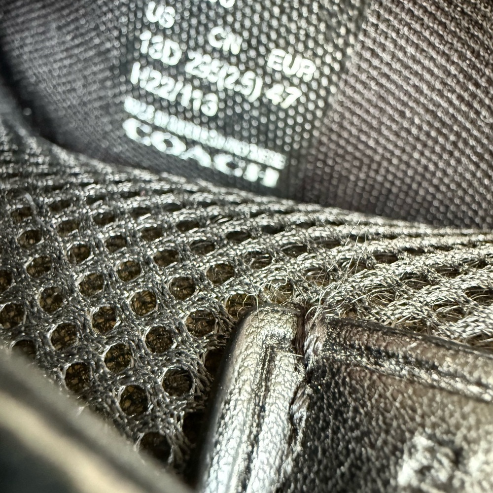 Coach CG999 Men's Black Patterned Monogram Leather Sneakers - Picture 16 of 16